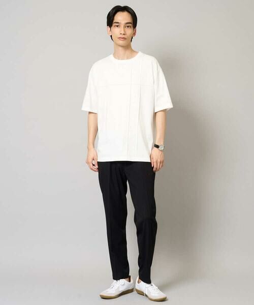 a.v.v / アー・ヴェ・ヴェ カットソー | 【接触冷感/綿100%】ピンタックデザインTシャツ(デザテクシリーズ) | 詳細3