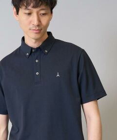 a.v.v / アー・ヴェ・ヴェ カットソー | 【接触冷感】ボタンダウン カノコポロシャツ ワンポイント刺繍入り【イージーケア/毛玉になりにくい】