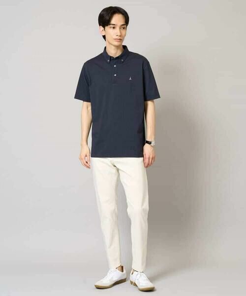 a.v.v / アー・ヴェ・ヴェ カットソー | 【接触冷感】ボタンダウン カノコポロシャツ ワンポイント刺繍入り【イージーケア/毛玉になりにくい】 | 詳細10