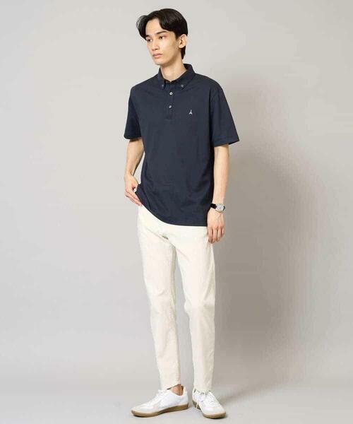 a.v.v / アー・ヴェ・ヴェ カットソー | 【接触冷感】ボタンダウン カノコポロシャツ ワンポイント刺繍入り【イージーケア/毛玉になりにくい】 | 詳細12