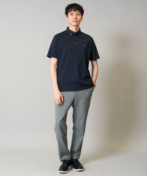 a.v.v / アー・ヴェ・ヴェ カットソー | 【接触冷感】ボタンダウン カノコポロシャツ ワンポイント刺繍入り【イージーケア/毛玉になりにくい】 | 詳細2