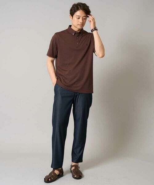 a.v.v / アー・ヴェ・ヴェ カットソー | 【接触冷感】ボタンダウン カノコポロシャツ ワンポイント刺繍入り【イージーケア/毛玉になりにくい】 | 詳細23