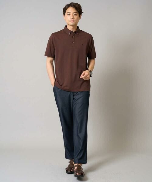 a.v.v / アー・ヴェ・ヴェ カットソー | 【接触冷感】ボタンダウン カノコポロシャツ ワンポイント刺繍入り【イージーケア/毛玉になりにくい】 | 詳細24