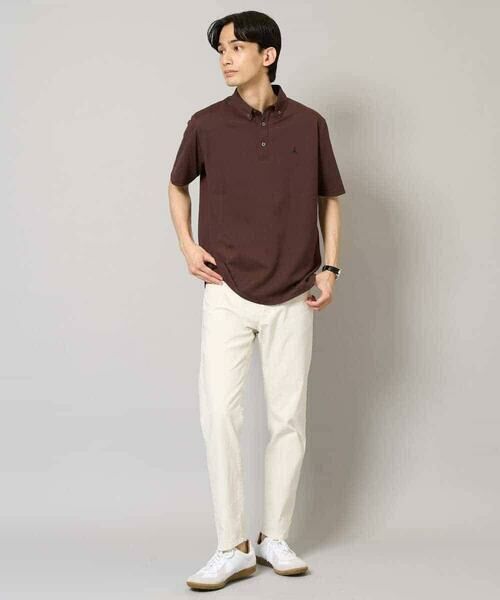 a.v.v / アー・ヴェ・ヴェ カットソー | 【接触冷感】ボタンダウン カノコポロシャツ ワンポイント刺繍入り【イージーケア/毛玉になりにくい】 | 詳細27