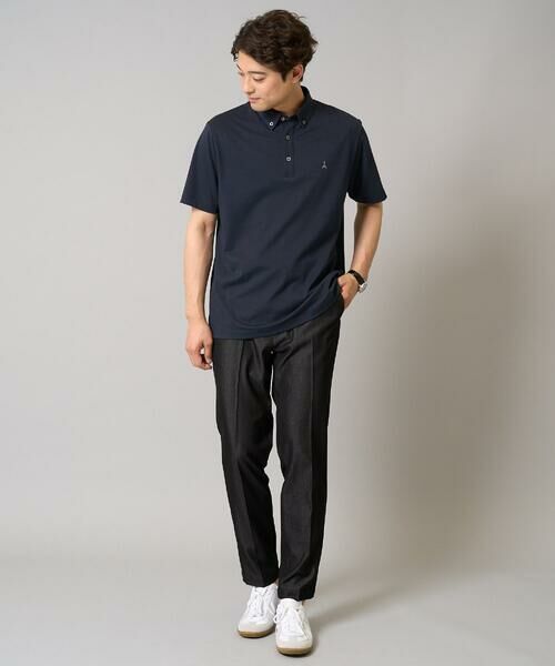 a.v.v / アー・ヴェ・ヴェ カットソー | 【接触冷感】ボタンダウン カノコポロシャツ ワンポイント刺繍入り【イージーケア/毛玉になりにくい】 | 詳細9