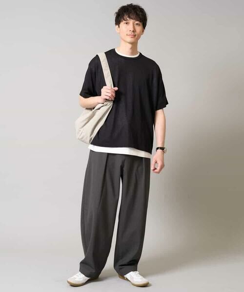 a.v.v / アー・ヴェ・ヴェ その他パンツ | 【イージーケア/接触冷感/毛玉になりにくい】ドライオックスバレルレッグイージーパンツ | 詳細21