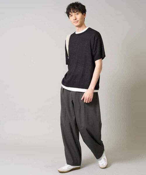 a.v.v / アー・ヴェ・ヴェ その他パンツ | 【イージーケア/接触冷感/毛玉になりにくい】ドライオックスバレルレッグイージーパンツ | 詳細22