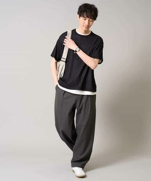 a.v.v / アー・ヴェ・ヴェ その他パンツ | 【イージーケア/接触冷感/毛玉になりにくい】ドライオックスバレルレッグイージーパンツ | 詳細24