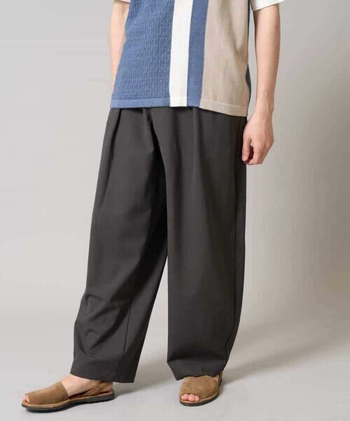 a.v.v / アー・ヴェ・ヴェ その他パンツ | 【イージーケア/接触冷感/毛玉になりにくい】ドライオックスバレルレッグイージーパンツ | 詳細3