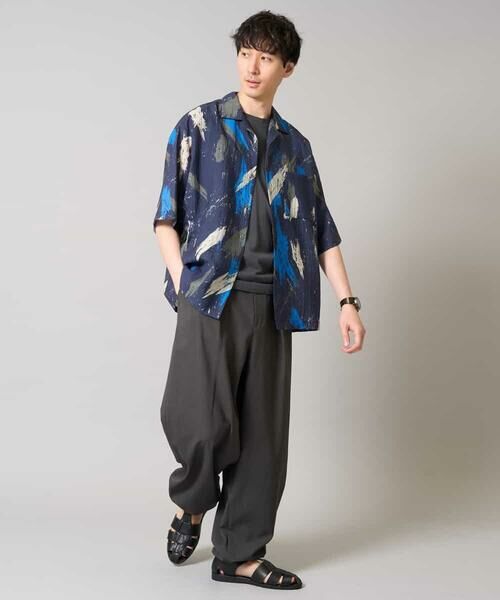 a.v.v / アー・ヴェ・ヴェ その他パンツ | 【イージーケア/接触冷感/毛玉になりにくい】ドライオックスオーバーパンツ | 詳細1