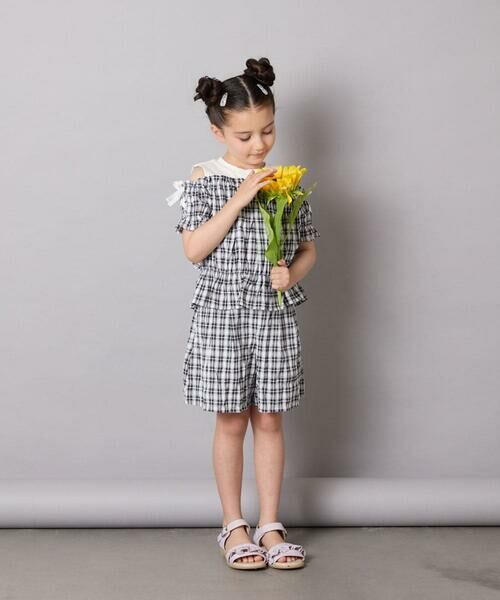 a.v.v / アー・ヴェ・ヴェ シャツ・ブラウス | [100-160]【セットアップも出来る】袖レースアップオフショルブラウス | 詳細16