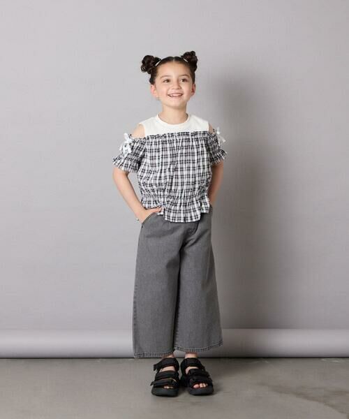 a.v.v / アー・ヴェ・ヴェ シャツ・ブラウス | [100-160]【セットアップも出来る】袖レースアップオフショルブラウス | 詳細19