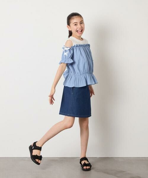 a.v.v / アー・ヴェ・ヴェ シャツ・ブラウス | [100-160]【セットアップも出来る】袖レースアップオフショルブラウス | 詳細30