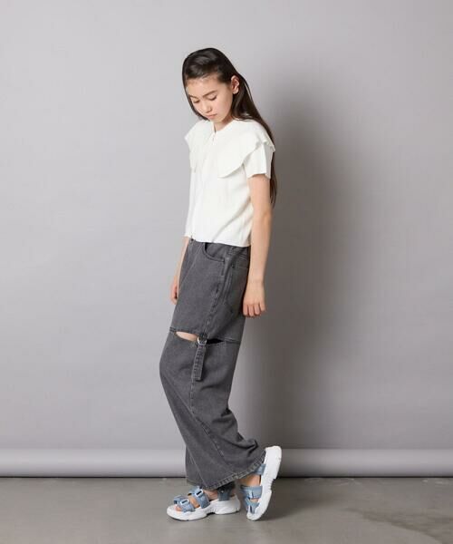 a.v.v / アー・ヴェ・ヴェ ニット・セーター | [130-160]ビッグカラージップアップニット | 詳細10