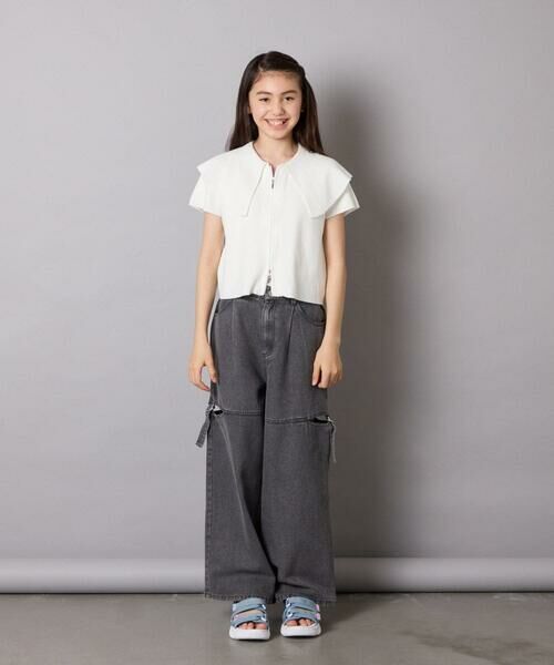 a.v.v / アー・ヴェ・ヴェ ニット・セーター | [130-160]ビッグカラージップアップニット | 詳細11