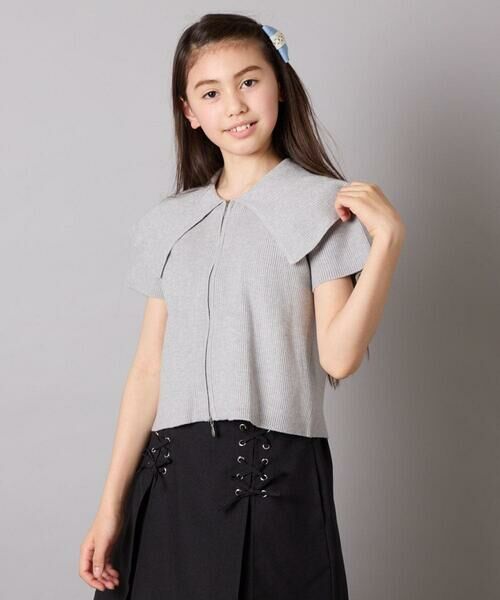 a.v.v / アー・ヴェ・ヴェ ニット・セーター | [130-160]ビッグカラージップアップニット | 詳細21
