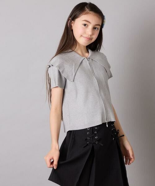 a.v.v / アー・ヴェ・ヴェ ニット・セーター | [130-160]ビッグカラージップアップニット | 詳細22