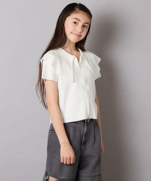 a.v.v / アー・ヴェ・ヴェ ニット・セーター | [130-160]ビッグカラージップアップニット | 詳細4