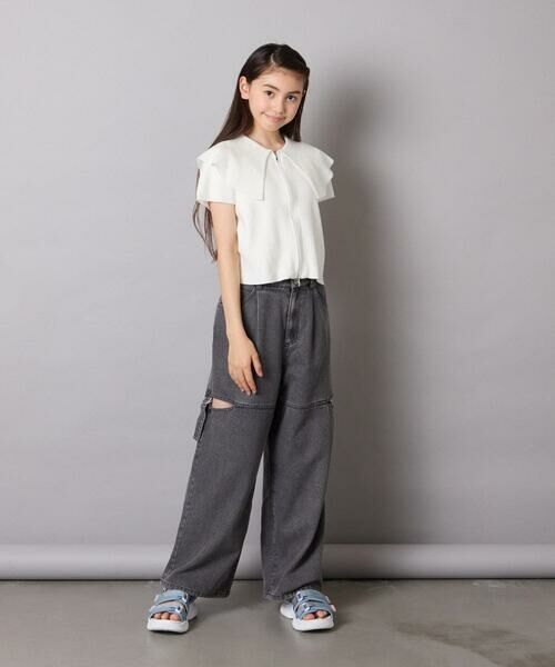 a.v.v / アー・ヴェ・ヴェ ニット・セーター | [130-160]ビッグカラージップアップニット | 詳細8