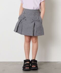 [120-160]［インパン付］フロントレースアップスカート