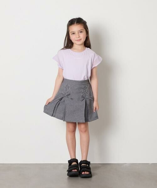 a.v.v / アー・ヴェ・ヴェ ロング・マキシ丈スカート | [120-160]［インパン付］フロントレースアップスカート | 詳細10