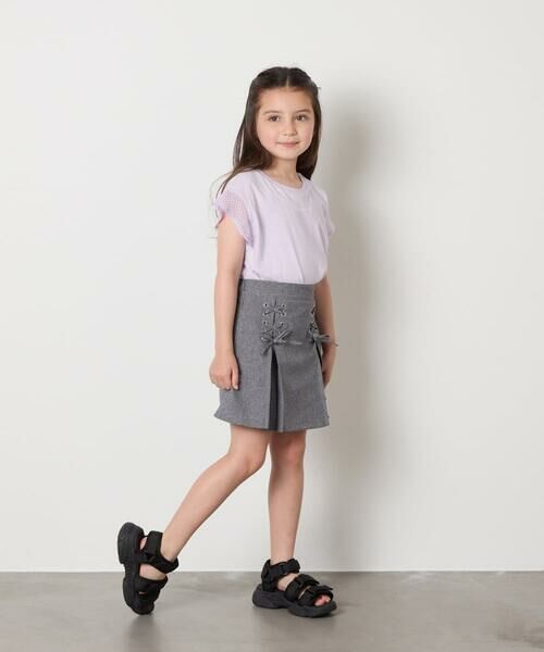 a.v.v / アー・ヴェ・ヴェ ロング・マキシ丈スカート | [120-160]［インパン付］フロントレースアップスカート | 詳細12