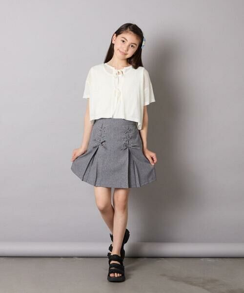 a.v.v / アー・ヴェ・ヴェ ロング・マキシ丈スカート | [120-160]［インパン付］フロントレースアップスカート | 詳細15