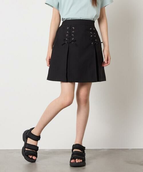 a.v.v / アー・ヴェ・ヴェ ロング・マキシ丈スカート | [120-160]［インパン付］フロントレースアップスカート | 詳細22