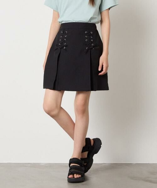 a.v.v / アー・ヴェ・ヴェ ロング・マキシ丈スカート | [120-160]［インパン付］フロントレースアップスカート | 詳細23