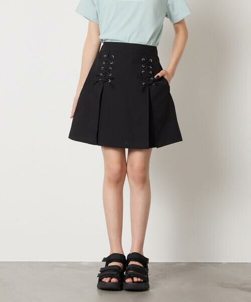 a.v.v / アー・ヴェ・ヴェ ロング・マキシ丈スカート | [120-160]［インパン付］フロントレースアップスカート | 詳細24