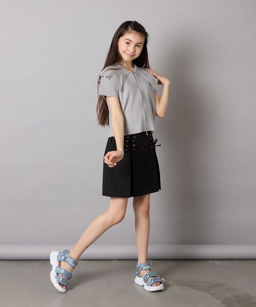 a.v.v / アー・ヴェ・ヴェ ロング・マキシ丈スカート | [120-160]［インパン付］フロントレースアップスカート | 詳細27