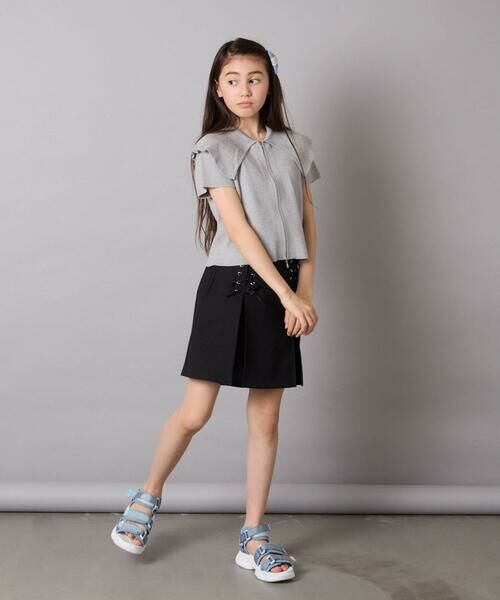 a.v.v / アー・ヴェ・ヴェ ロング・マキシ丈スカート | [120-160]［インパン付］フロントレースアップスカート | 詳細28