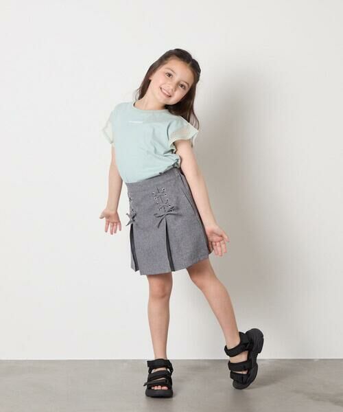 a.v.v / アー・ヴェ・ヴェ ロング・マキシ丈スカート | [120-160]［インパン付］フロントレースアップスカート | 詳細6