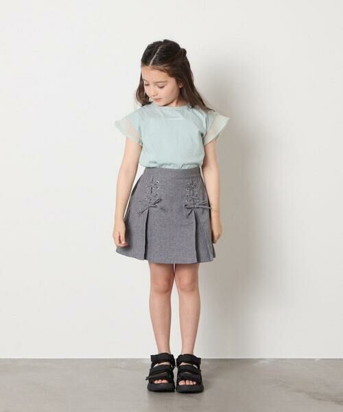 a.v.v / アー・ヴェ・ヴェ ロング・マキシ丈スカート | [120-160]［インパン付］フロントレースアップスカート | 詳細8