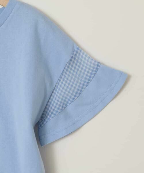 a.v.v / アー・ヴェ・ヴェ カットソー | 【累計1万枚販売/接触冷感/ジメジメ対策】[100-130]袖シアー切り替えトップス | 詳細4