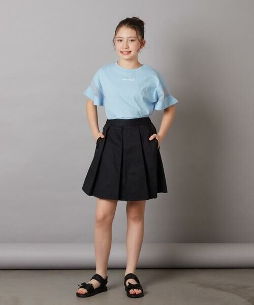 a.v.v / アー・ヴェ・ヴェ カットソー | 【累計1万枚販売/接触冷感/ジメジメ対策】[100-130]袖シアー切り替えトップス | 詳細16