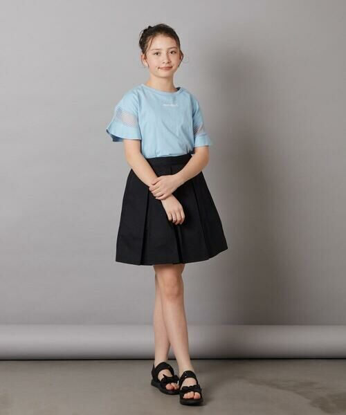 a.v.v / アー・ヴェ・ヴェ カットソー | 【累計1万枚販売/接触冷感/ジメジメ対策】[100-130]袖シアー切り替えトップス | 詳細18