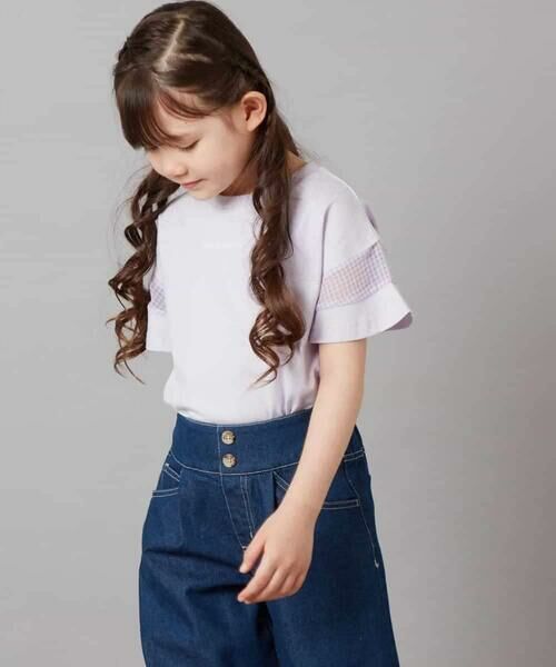 a.v.v / アー・ヴェ・ヴェ カットソー | 【累計1万枚販売/接触冷感/ジメジメ対策】[140-150]袖シアー切り替えトップス | 詳細11