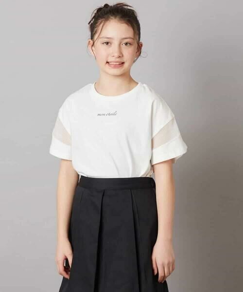 a.v.v / アー・ヴェ・ヴェ カットソー | 【累計1万枚販売/接触冷感/ジメジメ対策】[140-150]袖シアー切り替えトップス | 詳細18