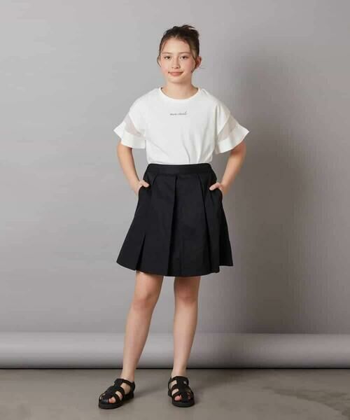 a.v.v / アー・ヴェ・ヴェ カットソー | 【累計1万枚販売/接触冷感/ジメジメ対策】[140-150]袖シアー切り替えトップス | 詳細20