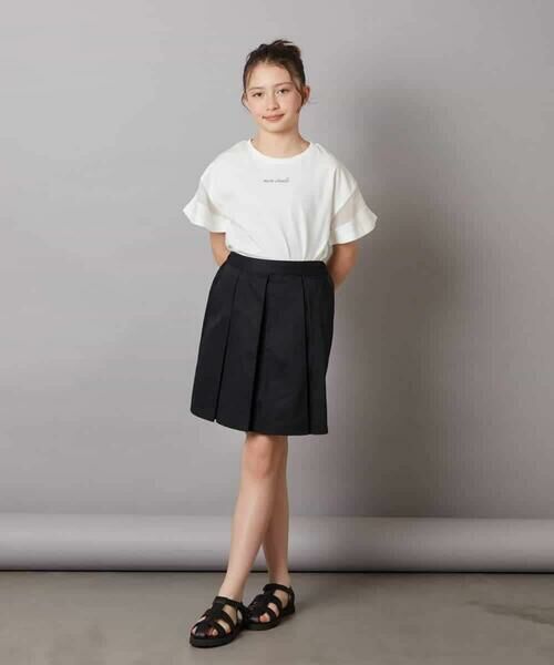 a.v.v / アー・ヴェ・ヴェ カットソー | 【累計1万枚販売/接触冷感/ジメジメ対策】[140-150]袖シアー切り替えトップス | 詳細21