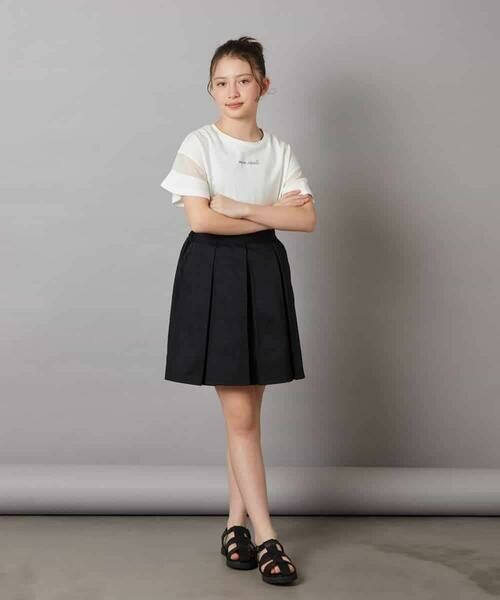 a.v.v / アー・ヴェ・ヴェ カットソー | 【累計1万枚販売/接触冷感/ジメジメ対策】[140-150]袖シアー切り替えトップス | 詳細23