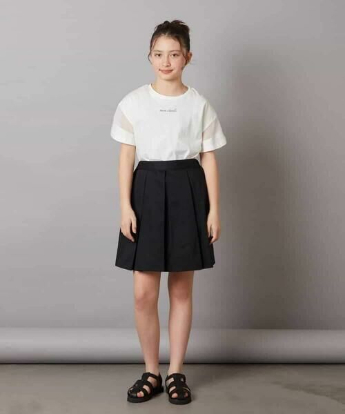 a.v.v / アー・ヴェ・ヴェ カットソー | 【累計1万枚販売/接触冷感/ジメジメ対策】[140-150]袖シアー切り替えトップス | 詳細24