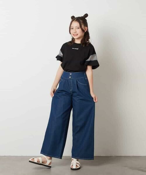 a.v.v / アー・ヴェ・ヴェ カットソー | 【累計1万枚販売/接触冷感/ジメジメ対策】[140-150]袖シアー切り替えトップス | 詳細30