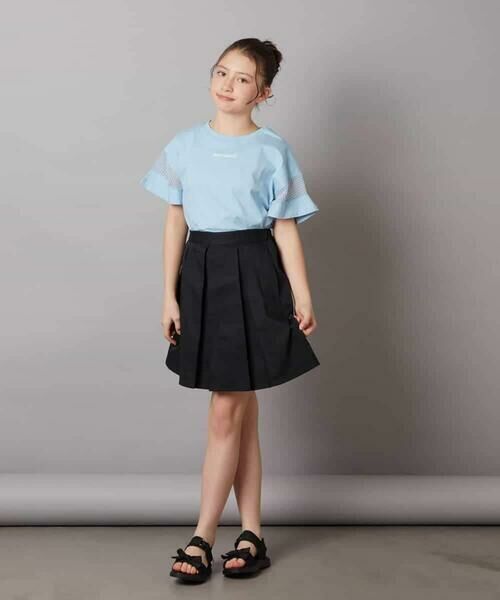 a.v.v / アー・ヴェ・ヴェ カットソー | 【累計1万枚販売/接触冷感/ジメジメ対策】[140-150]袖シアー切り替えトップス | 詳細6