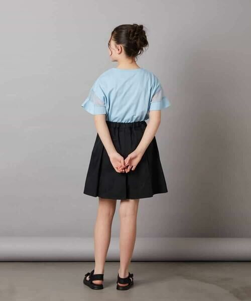 a.v.v / アー・ヴェ・ヴェ カットソー | 【累計1万枚販売/接触冷感/ジメジメ対策】[140-150]袖シアー切り替えトップス | 詳細9