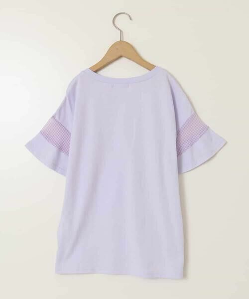 a.v.v / アー・ヴェ・ヴェ カットソー | 【累計1万枚販売/接触冷感/ジメジメ対策】[160]袖シアー切り替えトップス | 詳細3