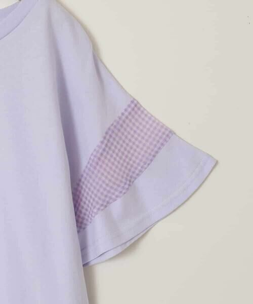 a.v.v / アー・ヴェ・ヴェ カットソー | 【累計1万枚販売/接触冷感/ジメジメ対策】[160]袖シアー切り替えトップス | 詳細5