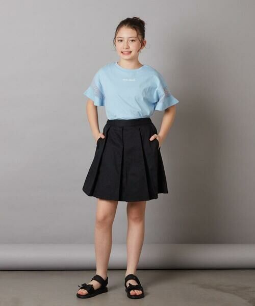 a.v.v / アー・ヴェ・ヴェ カットソー | 【累計1万枚販売/接触冷感/ジメジメ対策】[160]袖シアー切り替えトップス | 詳細10