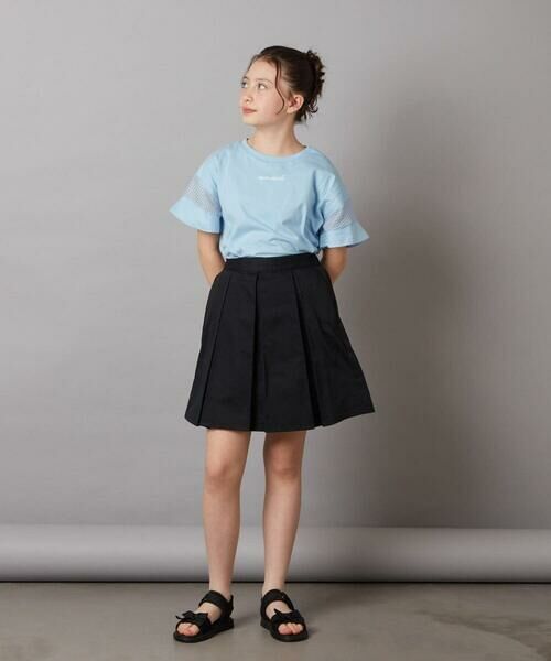 a.v.v / アー・ヴェ・ヴェ カットソー | 【累計1万枚販売/接触冷感/ジメジメ対策】[160]袖シアー切り替えトップス | 詳細13